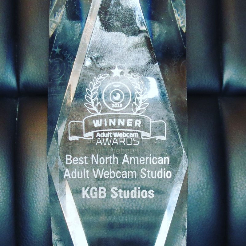 Adult Webcam Awards 2015 trophy: Best North American Adult Webcam Studio, KGB