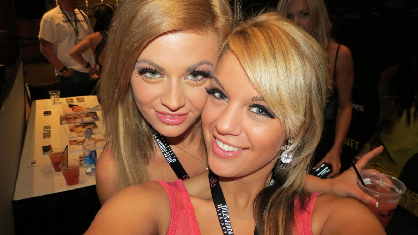 KGB Models team at an industry event