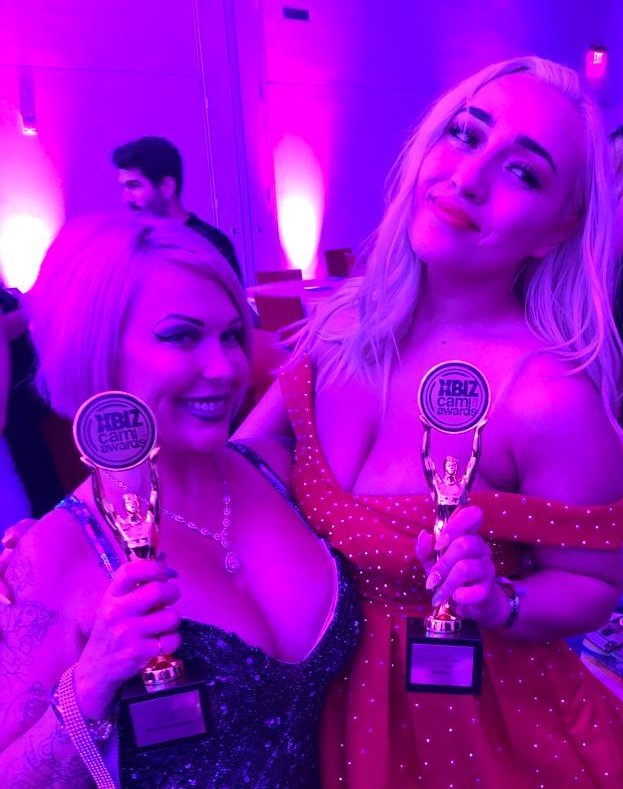 KGB Models team at an industry event